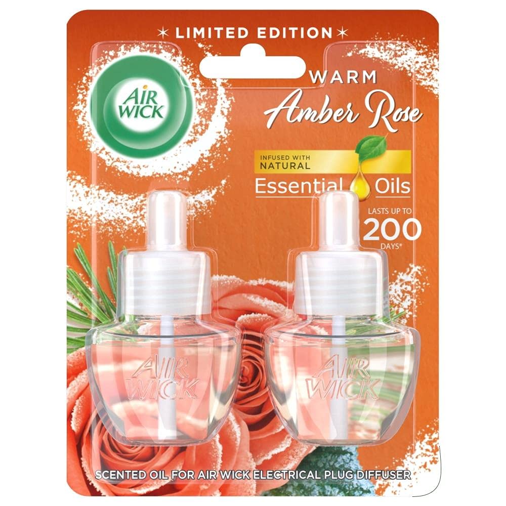 Airwick Electrical Plug Refill Warm Amber Rose 19ml Airwick Electrical Plug Refill Warm Amber Rose 19ml